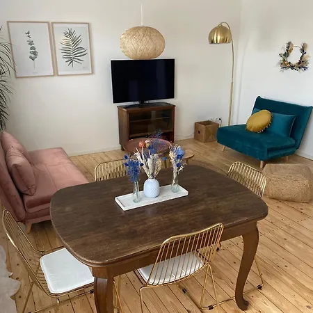 Apartment Rouge&friends # Zentrumsnah, Bahnhof, Krankenhaus, Sportzentrum, Familienfreundlich, Terrasse, Garten Cottbus